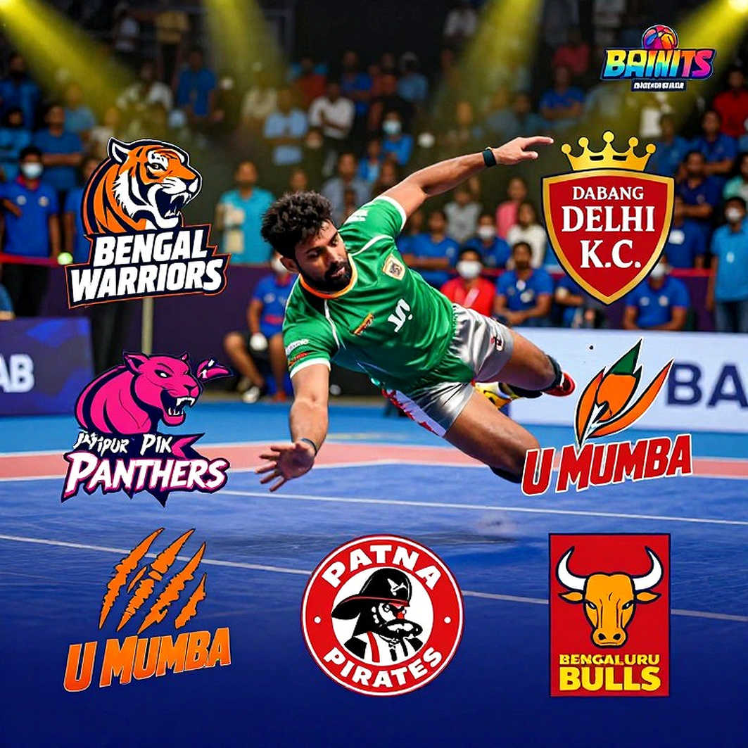 কমনওয়েলথ কাবাডি চ্যাম্পিয়নশিপ ২০২৬-এর লোগো: চার ডিফেন্ডারের ফাঁকে লুকানো প্রশ্নটা কে?